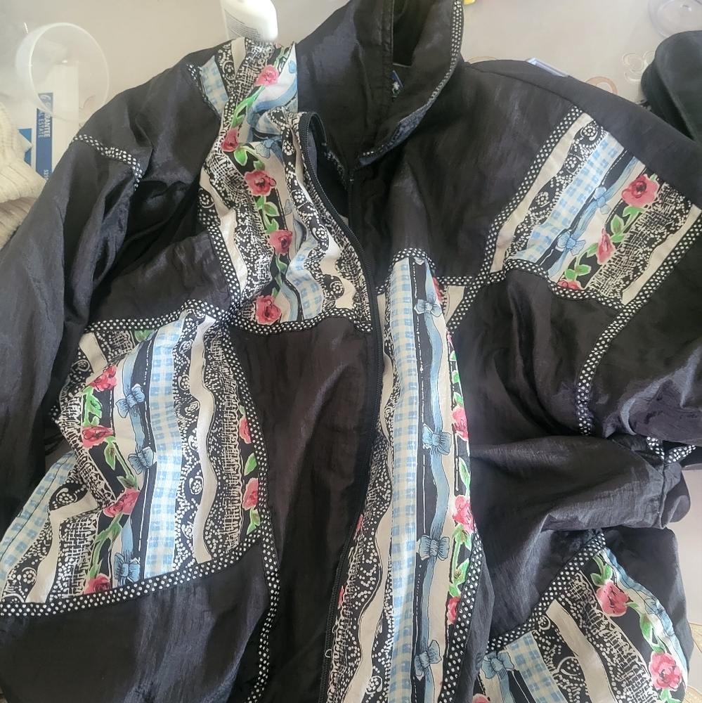 Casual isle vintage flower jacket
